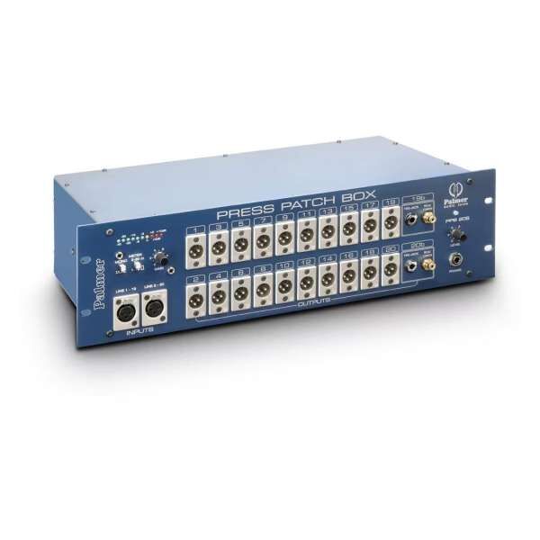 Palmer PB 20 S - Pressesplitter 10 Kanal Stereo / 20 Kanal Mono