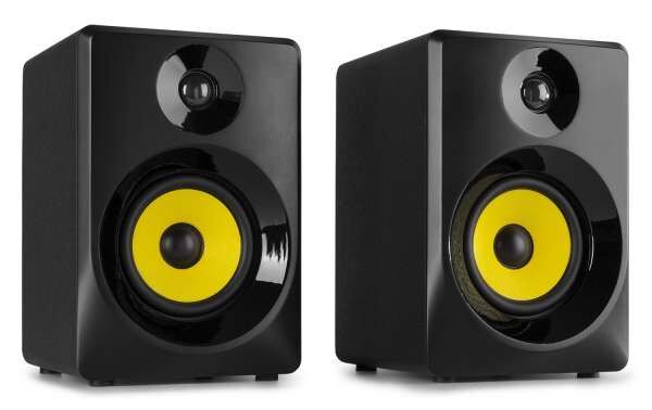 Vonyx SMN4´50B Aktiv Studio Monitor Paar 5" Schwarz