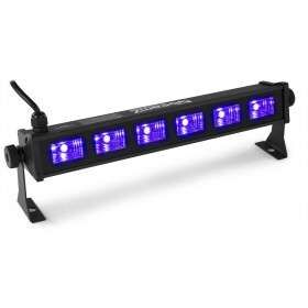 BeamZ BUV63 LED bar 6x3W UV