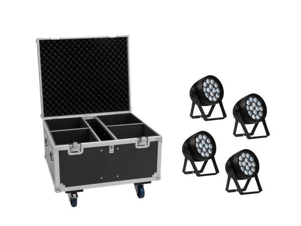 EUROLITE AKKU IP Par 14 HCL QuickDMX Tourset 4