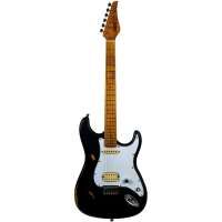 Jet Guitars JS-800 BK Black Relic