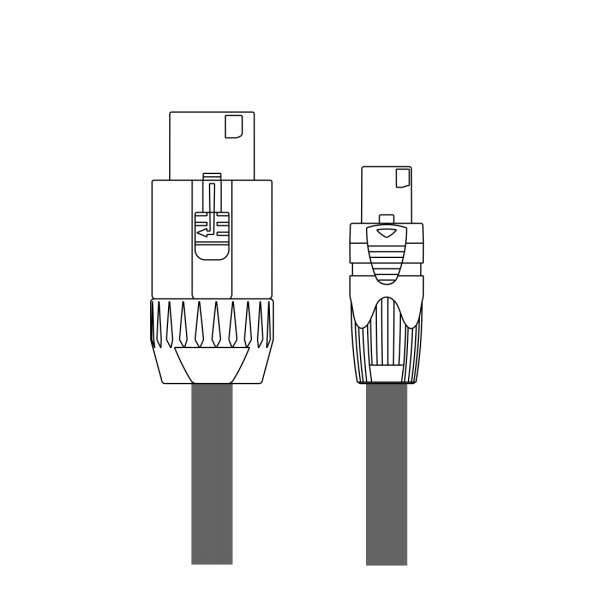 NEXT Speaker cable 4 x 4mm² NL4 - NL8 20m