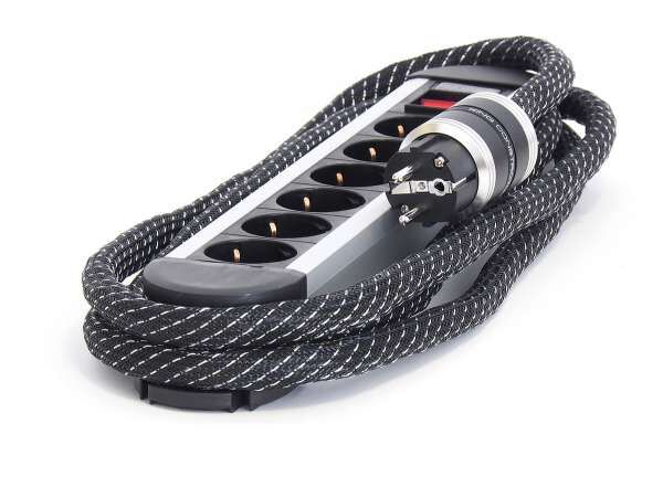 TCI Cables King Constrictor SE HIFI 6er-Steckdosenleiste 2m