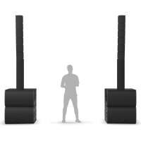LD Systems MAILA STEREO L - Kompaktes Line Array System, 15 kW