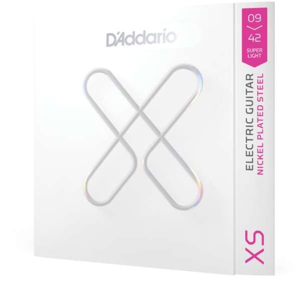 D'Addario XSE0942 09-42 Super Light, XS Nickel Coated Elektrosaiten