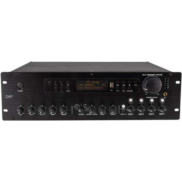 DAP ZA-9250VDAB 4-Zonen-Mischverstärker mit 250 W/100 V