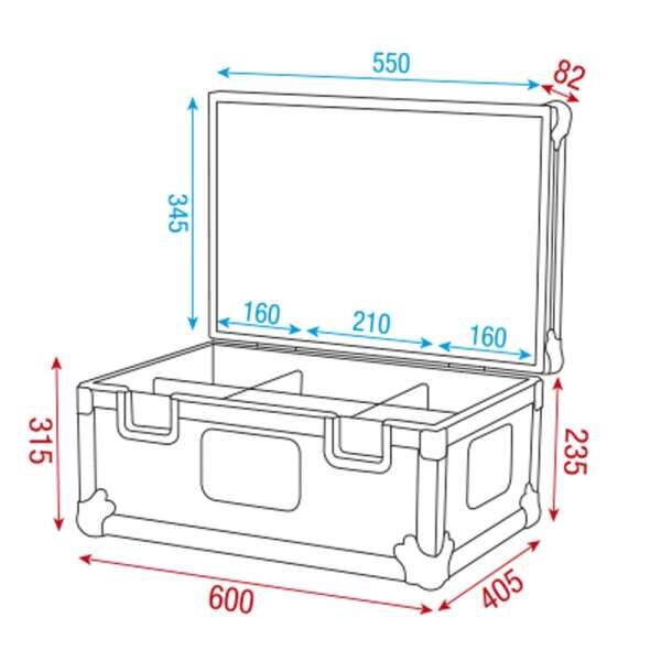 Showgear Stack Case 1 - Universelles Zubehör-Case