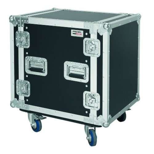 Proel Professional Case CR212BLKMW 19" 12HE 45cm tief mit Rollen