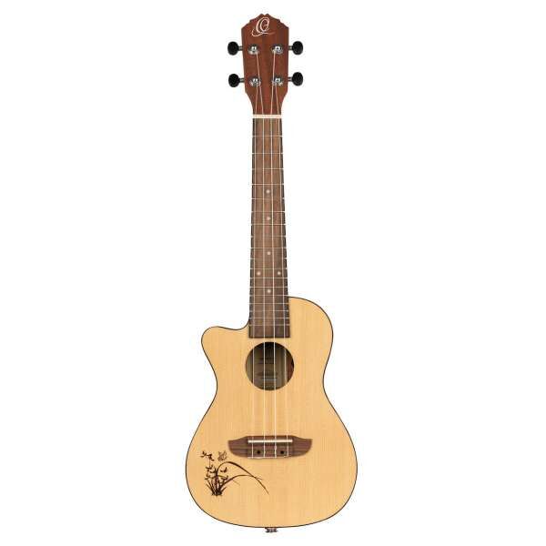 Ortega RU5CE-L Konzert Ukulele Natur Cutaway Linkshand Lefty