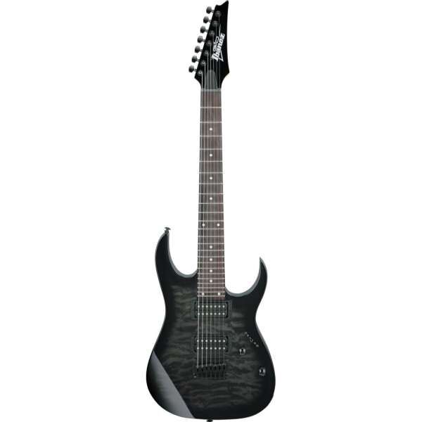 Ibanez GIO GRG E-Gitarre 7-String - Transparent Black Burst