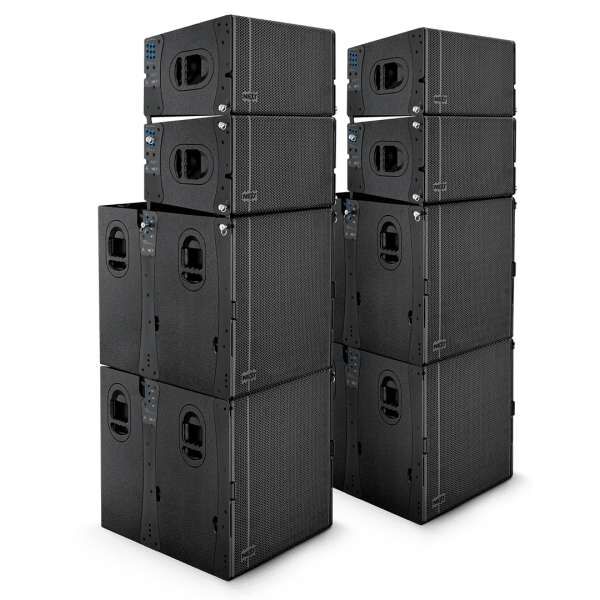 NEXT proaudio Line Array System LA122A 2x2 aktiv Ground-Stack