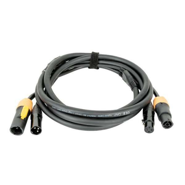 DAP FP22 Hybrid Cable - Power Pro True & 3-pin XLR - DMX / Power 6m