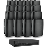 NEXT audiocom 16W8.AD3000 Installationslautsprecher Set mit Verstärker