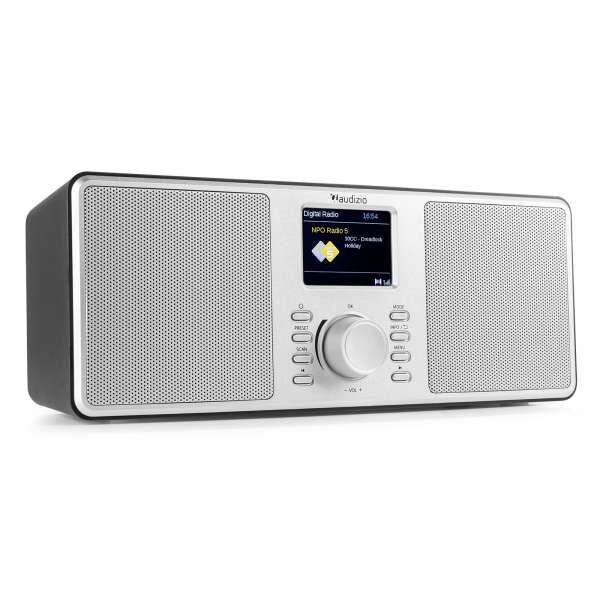 Audizio Monza DAB+ Stereo Radio silber