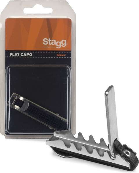 STAGG SCPM-F Flacher metallischer Kapodaster