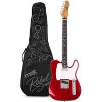MAX Rebel TE Electric Guitar Metallic Red