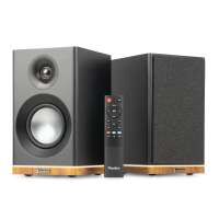 Audizio KS12 Aktives Regallautsprecher Set HDMI / Bluetooth 80W BT schwarz