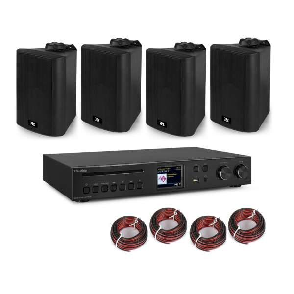 Audizio Brescia All-in-One Audio Installationsset für Hintergrundbeschallung