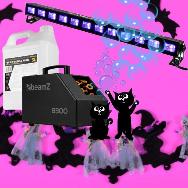 Halloween Special Seifenblasen UV Set