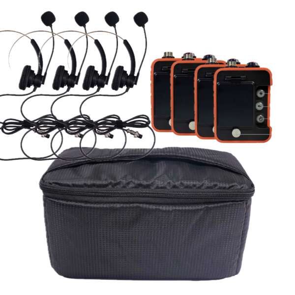 IHOS WIS Set 4 - Wireless Intercom Set mit Tasche