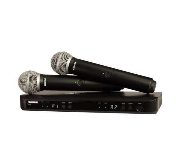 SHURE PG 58 Dual-Vocal-Funksystem PG58 mit BLX88E