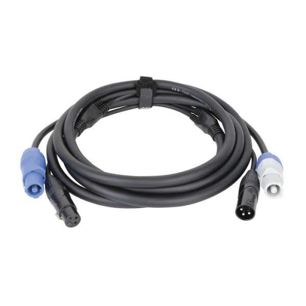 DAP FP20 Hybrid Cable - Power Pro & 3-pin XLR - DMX/Power 3m