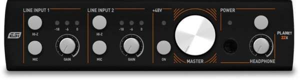 ESI Planet 22x - 2x2 Dante Audio-Interface