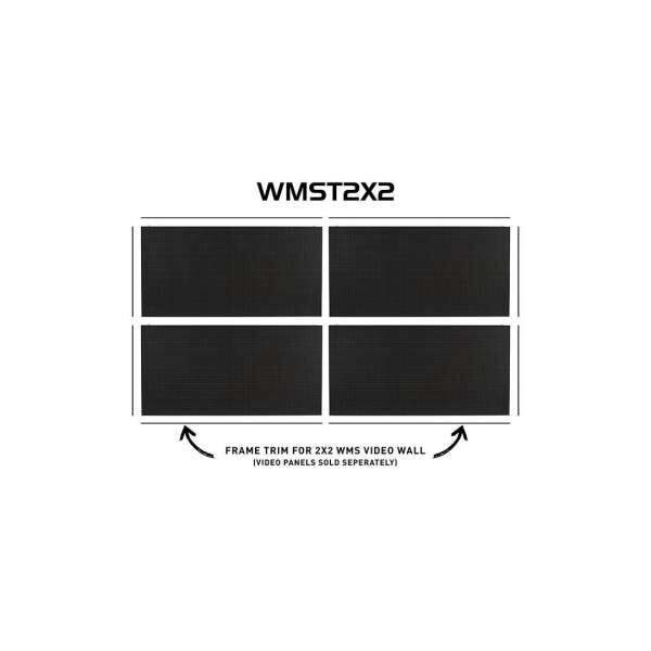 ADJ WMST2X2 – Rahmen-Trim-Kit für 2x2 WMS Series Video Wall