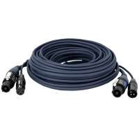 DAP Hybrid Cable - powerCON / XLR Audio 10m