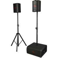 Proel FREETWOX 2.1 Akku PA Set mit Subwoofer