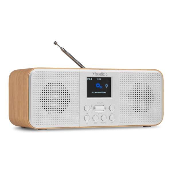 Audizio BUCINE Stereo Internet Radio mit DAB+ silber