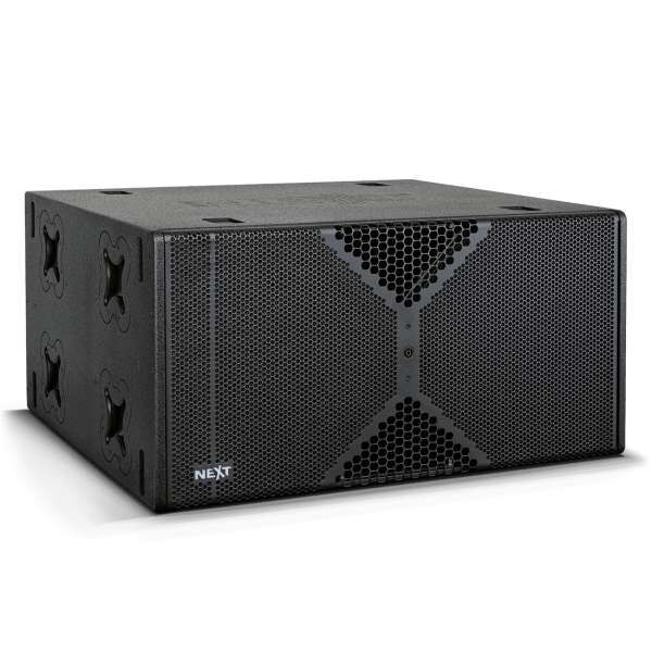 NEXT LAs418G 2x18 Zoll Bass Ground Stack Reflex Subwoofer passiv