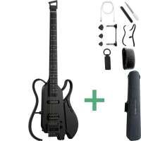 Donner Hush-X Live MIYAVI Gitarre black