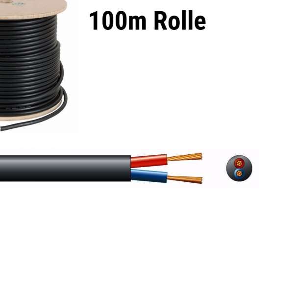 PD Connex Lautsprecherkabel 2 x 1,5mm 100m Rolle