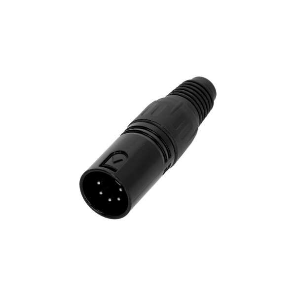 XLR Stecker 5-Pol male - Adam Hall Connectors  4 STAR C XM5 BLK