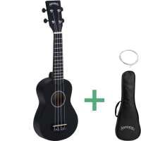 Santana U01 SBK Sopran Ukulele schwarz