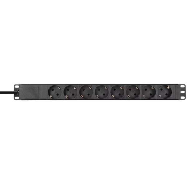 Adam Hall RACK PDU 8 19" Stromverteiler 1 HE 8-Fach ohne Schalter