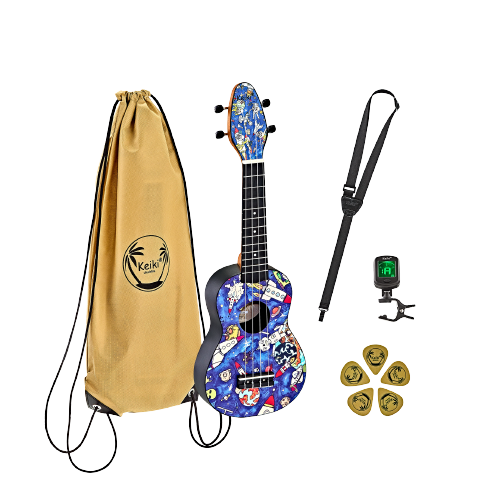 Ortega K2-SP Ukulele Set, Soprano Keiki