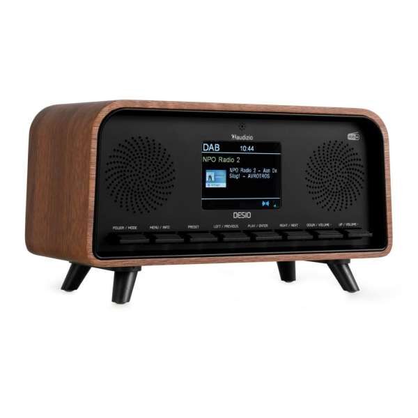 Audizio Desio DAB Radio Dark Wood