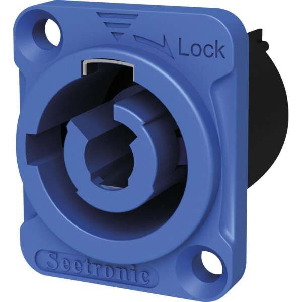 Seetronic SAC3MPAM Power Pro Einbausteckdose, Blau Schraubverbinder