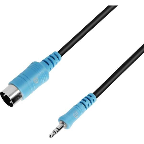 Adam Hall 3 STAR BW MIDI 0090 TRS MIDI auf Klinke Adapter Kabel