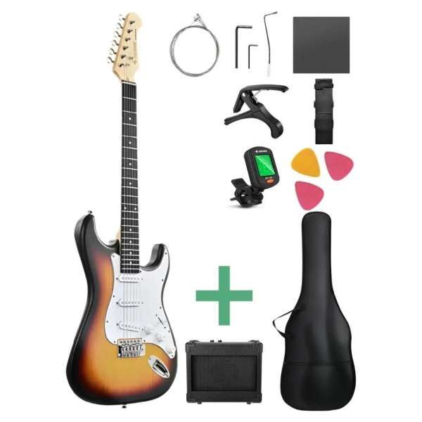 Donner DST-80 E-Gitarren-Set sunburst