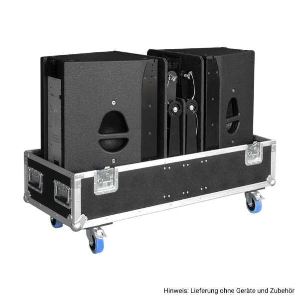 Seeburg Acoustic Line Flightcase für 2x K24 + 2x Flying Bracket