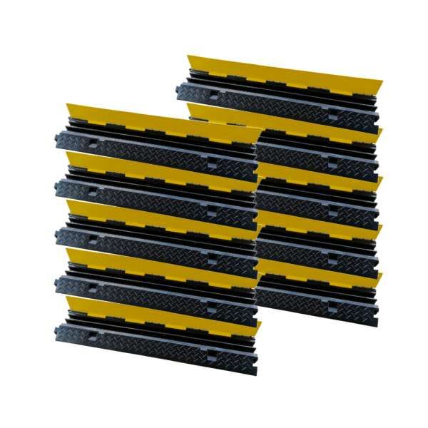 FOS Cable Ramp 2 SET - 10 x Kabelbrücke 2-Kanal
