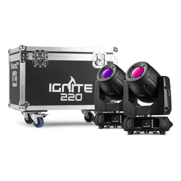 BeamZ Pro Ignite 220 Spot Moving Head Tourset