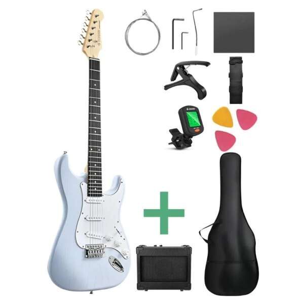 Donner DST-80 E-Gitarren-Set sonic blue