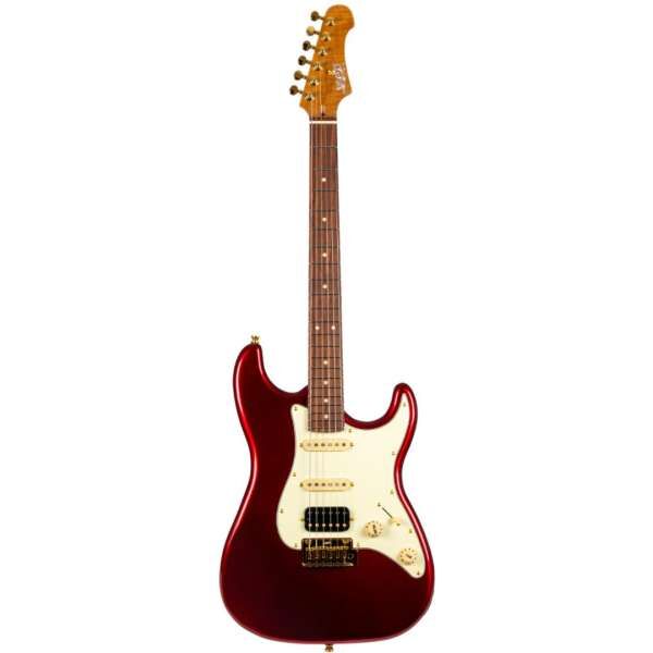Jet Guitars JS-480 Wine Red Gold