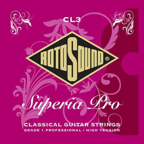 Rotosound Klassikgitarre-Saiten Superia Pro CL3 Satz CL3 high