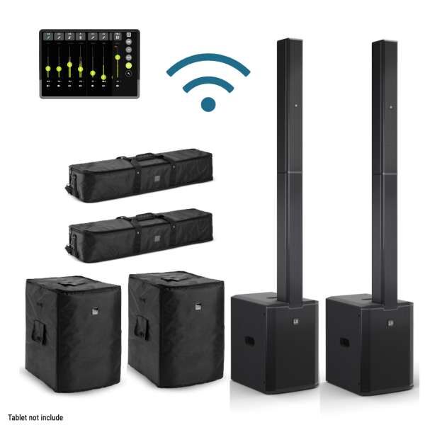 LD Systems Maui 28 G3 MIX SET mit Cover und Taschen