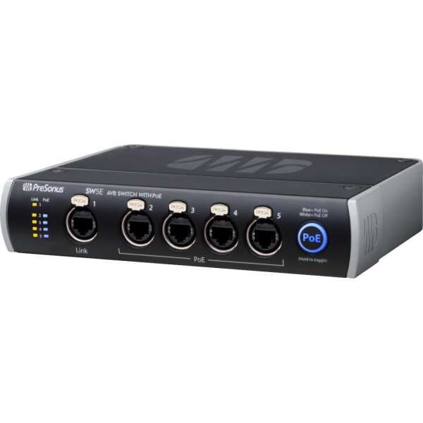 Presonus SW5E Netzwerk-Switch und -Bridge